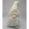 Homeroots 28.25 x 7.87 x 7.87 in. Creamy White Fuzzy Fabric Gnome 399308